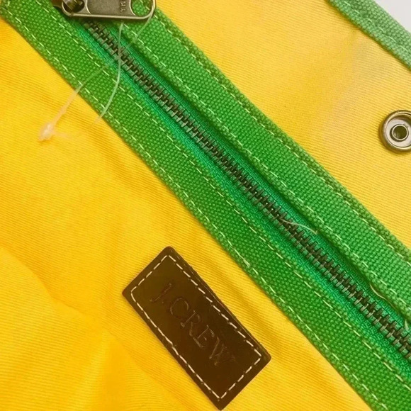 J. Crew Frog Canvas Tote/Purse - Picture 7 of 8